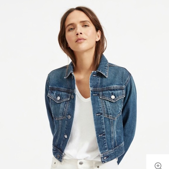 Everlane Jackets & Blazers - Everlane Cropped Denim Jacket M NWT
